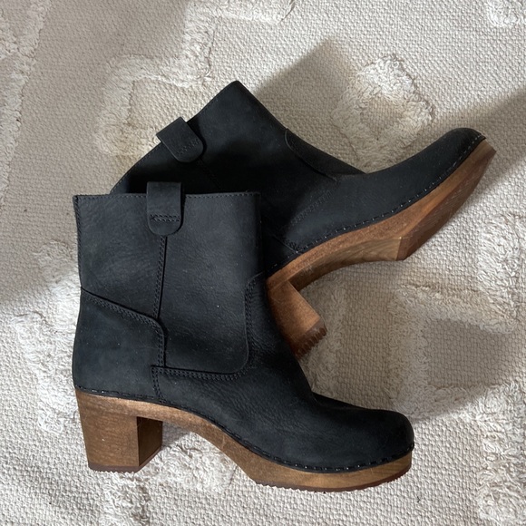 NEW Lotta's Anna Clog Boot Black Soft Oil-38 - Picture 2 of 5